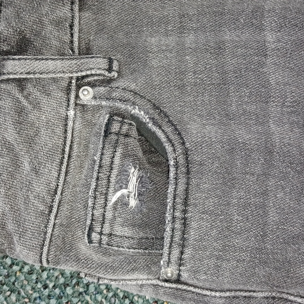 PacSun Los Angeles Faded Black Ripped Mom Jean Size 23 distressed new with tags - Picture 9 of 17